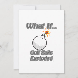Bolas de Golfe Explosivas