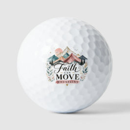 Bolas de Golfe Fé Pode Mover Montanhas