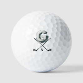 Bolas de Golfe Feriados - Letra Numérica G