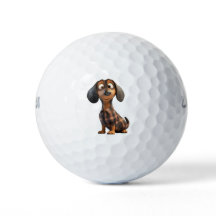 Bolas de Golfe para Amantes de Dachshund