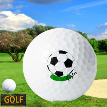 Bolas de Golfe para fãs de Futebol Monogramas / Fu