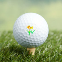 Bolas de Golfe Personalizadas com Tulipas