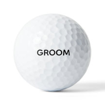 Bolas de Golfe Personalizadas Groom | Dia do Casam