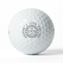 Bolas de Golfe Personalizadas para Aniversário de 