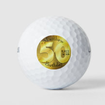 Bolas de Golfe Personalizadas para o 50º Aniversár