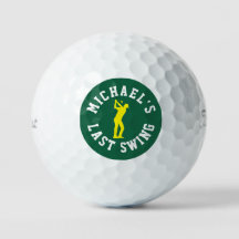 Bolas de Golfe Personalizadas Último Balanço Despe