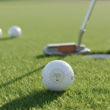 Bolas de Golfe Românticas com Iniciais Personaliza