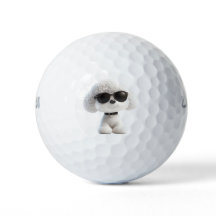 Bolas de Golfe Tema Bichon Frise