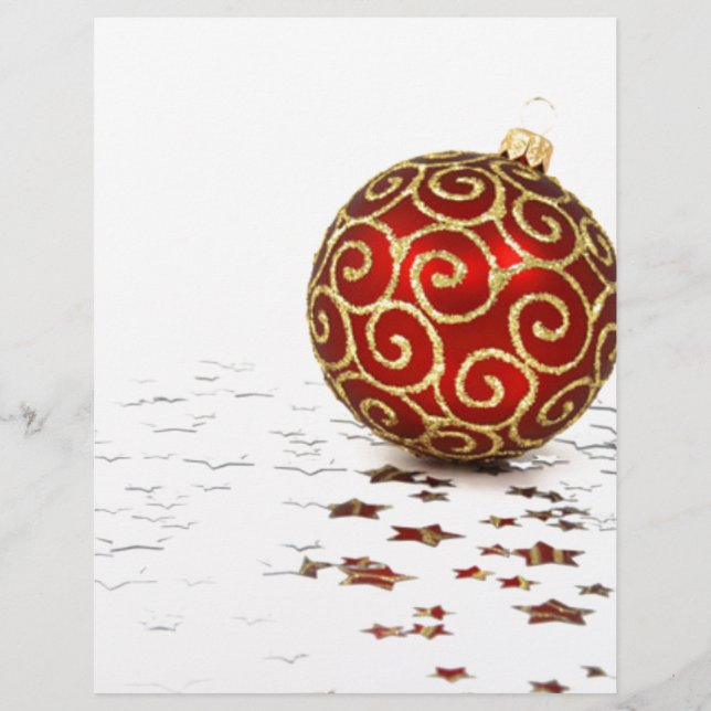 Bolas de Natal Vermelho Decorativas (Frente)
