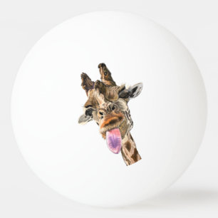 Bolas de Ping Pong Divertidas Girafa Brincalhona