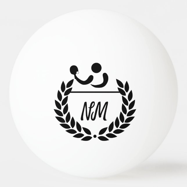 Bolas de Tênis de Mesa Personalizadas com Logo (Frente)