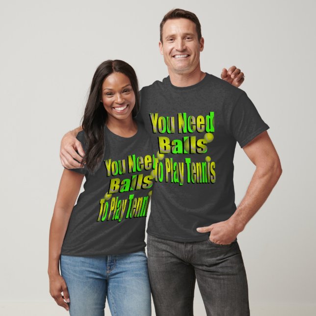 Bolas de Tênis engraçadas, camisa (Unissex)
