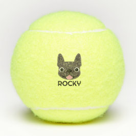 Bolas de tênis personalizadas para Bulldog Francês