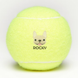 Bolas de tênis personalizadas para Bulldog Francês