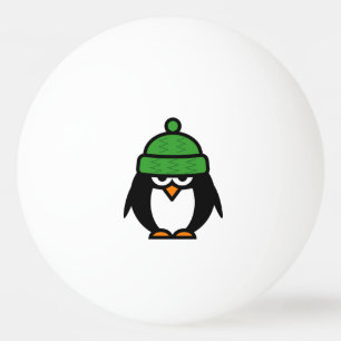 Bolas engraçadas do pong do sibilo do pinguim par