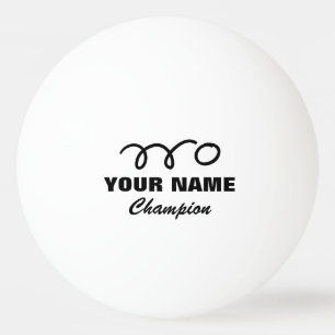 Bolas personalizadas de ping pong para jogos de tê