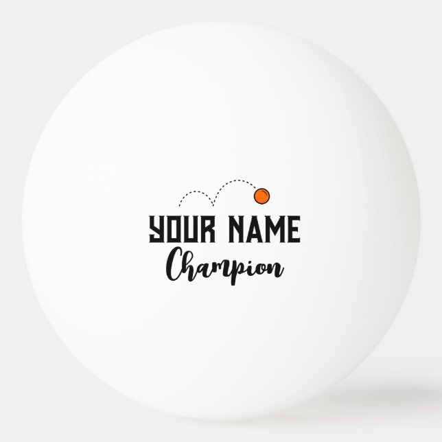 Bolas personalizadas de ping pong para jogos de tê (Frente)
