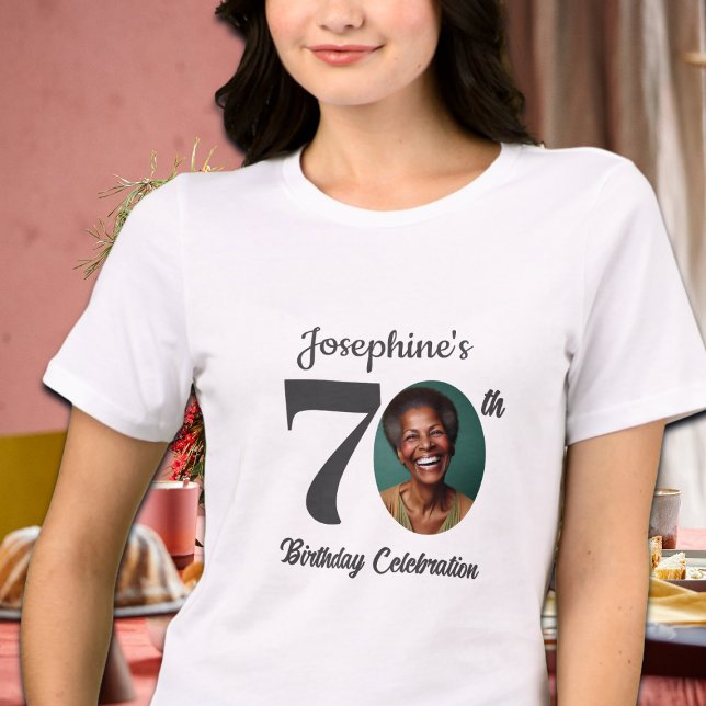 Bold 70th Birthday Photo Guests (Criador carregado)