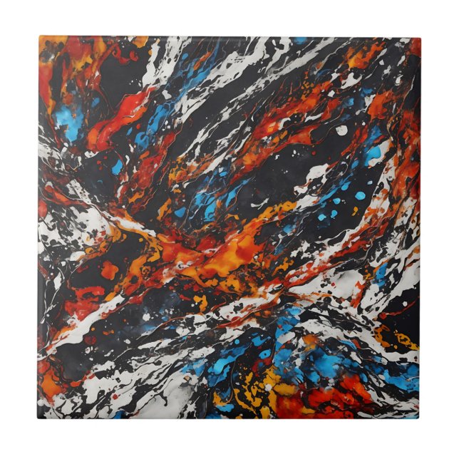 Bold Abstrato Fiery (Frente)