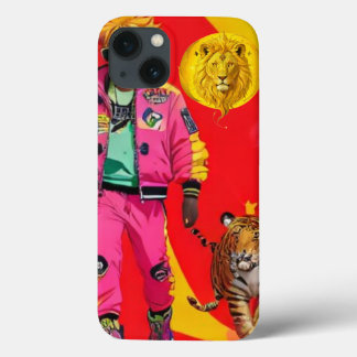 Bold Charisma Tiger Phone Case – Vibrant Dopamine