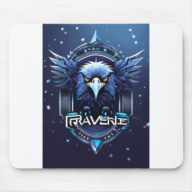 Bold Eagle Logo Mouse Pad | Powerful Eagle Head De (Frente)