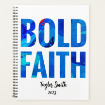 Bold Faith - Planejador Cristão Inspiracional