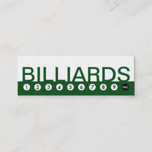 bold Fidelidade do cliente BILLIARDS