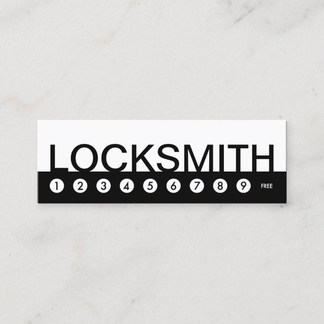 bold Fidelidade do cliente LOCKSMITH (Frente)