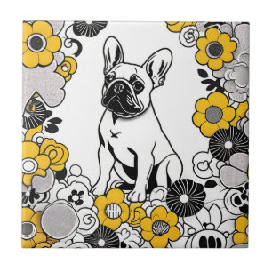 Bold French Bulldog Pop Art Retrato