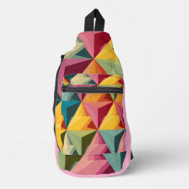 Bold Geometric Triangle Pattern