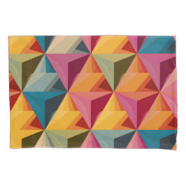 Bold Geometric Triangle Pattern 