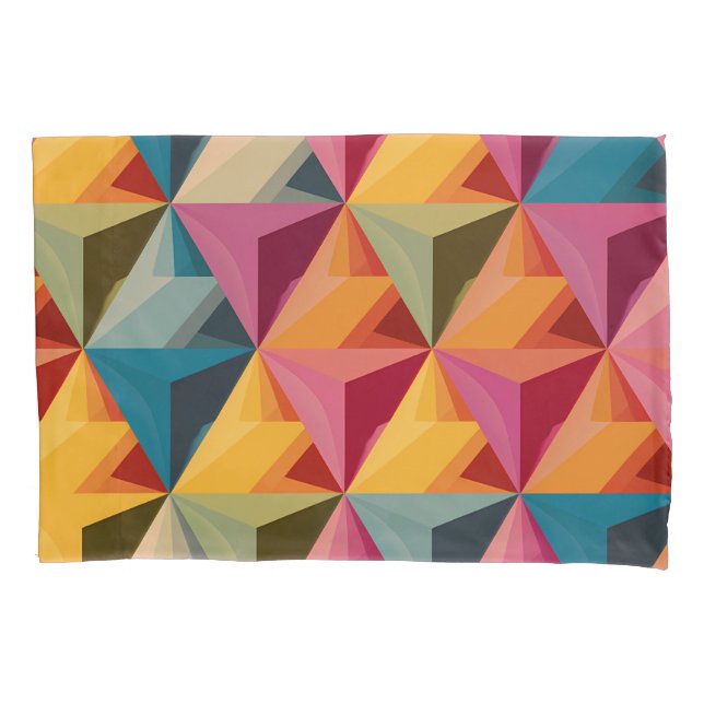 Bold Geometric Triangle Pattern  (Frente)