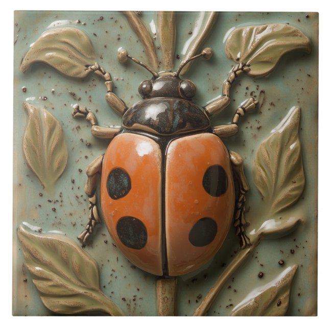 Bold Ladybug e Alivio Foliage Faux (Frente)