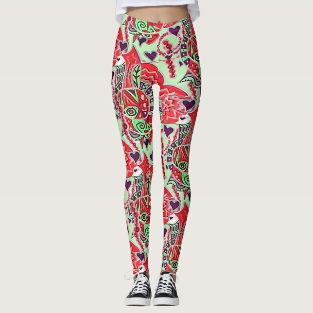 Bold LOVE - Fruta do Espírito - Leggings (Frente)