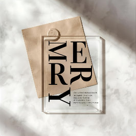 Bold MERRY Christmas Modern