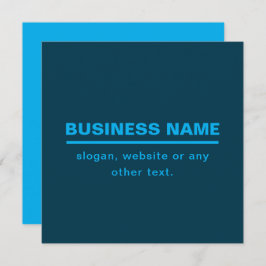 Bold Modern Business Name Modelo | Azul