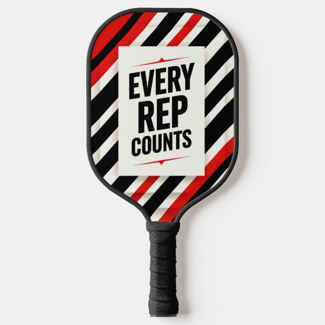 Bold Motivational Poster – “EVERY REP COUNTS” (Front)