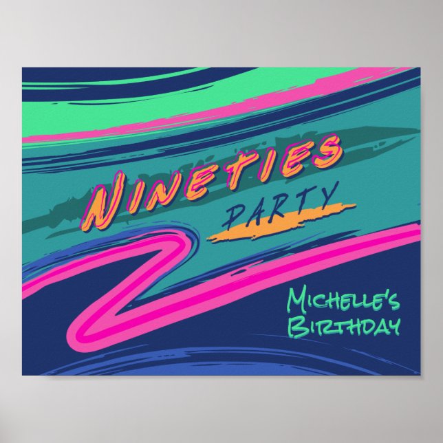 Bold Nineties Poster (Frente)