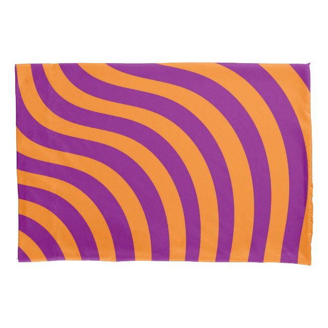 Bold Orange Purple Zebra Stripe Primavera Verão (Frente)