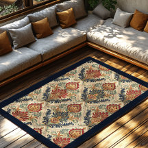 Bold Regal Damask Carpet Interior sofisticado