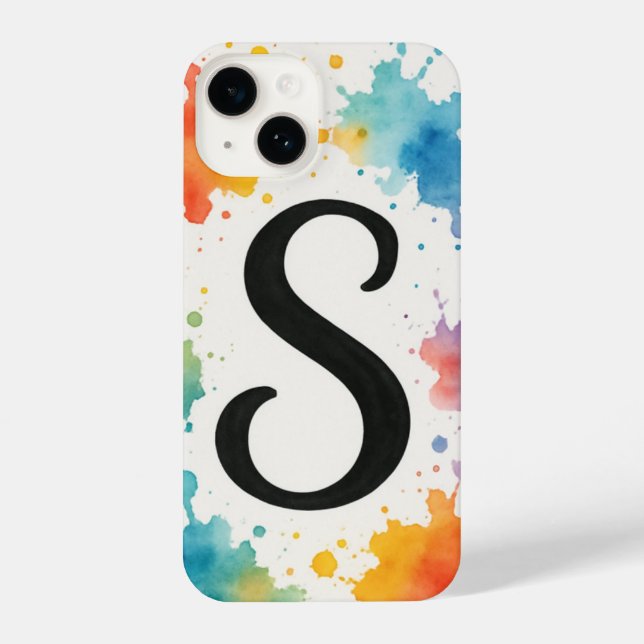 “Bold Splash Art Phone Cover with Striking Trendy (Verso)