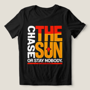 Bold Streetwear Perseguir o Sol Pôr do sol para mu