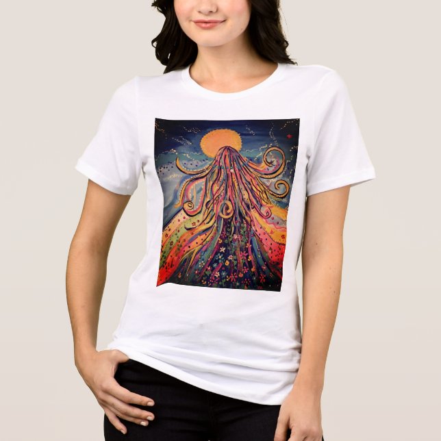 Bold Wandering Girl Moderna Adventure Art (Frente)
