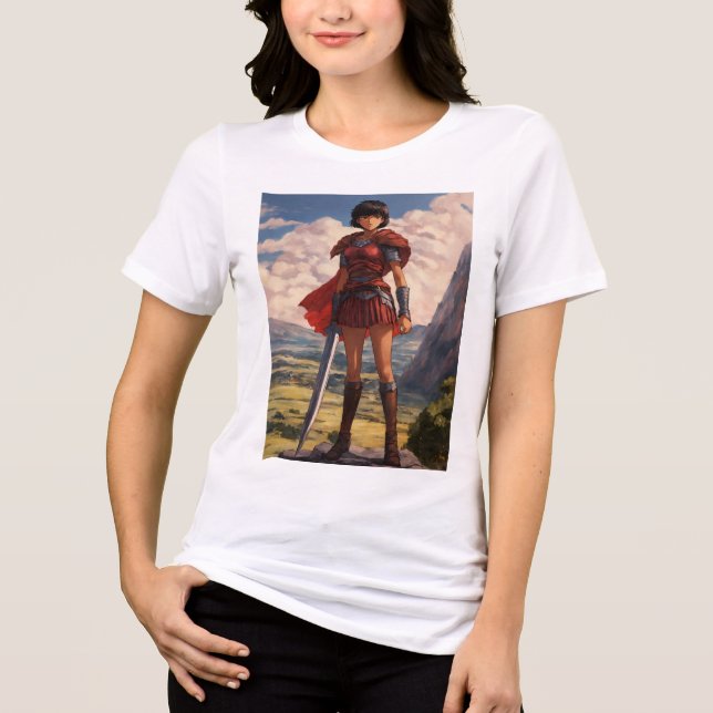 "Bold Warrior - Casca Tribute Tee" (Frente)