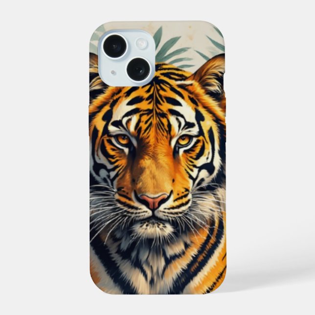 Bold Wildlife Jungle Art - Majestic Tiger (Verso)