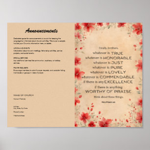 Boletim da Igreja para Download e Impressão