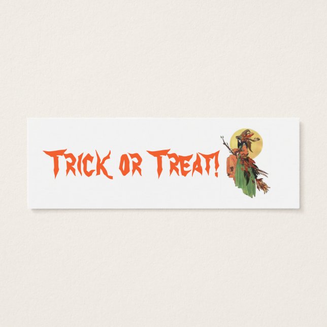 Boletim de Bruxas de Halloween (Verso)