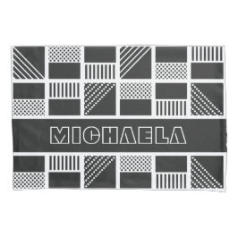 Boletins personalizados de monograma em quadrados