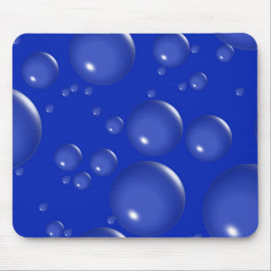 Bolha azul escuro Mousepad