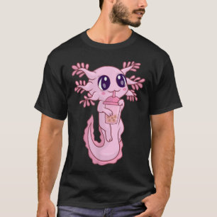 Bolha Boba Tea T Camisa Meninas, Animes Kawaii